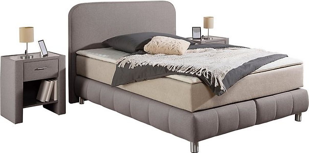 Home affaire Boxspringbett "Cesson", inkl. Topper, wahlweise in H2, H3 oder günstig online kaufen