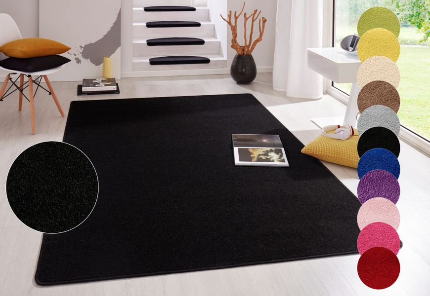 HANSE Home Teppich "Fancy" rechteckig 7 mm Höhe Kurzflor, Läufer, uni, geke günstig online kaufen