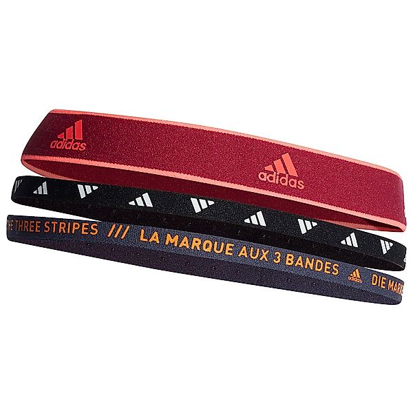 Adidas Designed 2 Move Haarbänder 3 Paare 58 cm Legacy Burgundy / Turbo günstig online kaufen