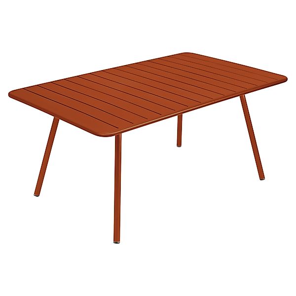 Luxembourg Outdoor-Tisch 165x100 cm Kandierte Orange günstig online kaufen