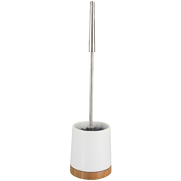 Wenko WC-Bürstengarnitur Bamboo Keramik Weiß günstig online kaufen