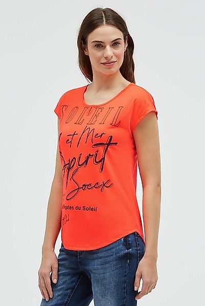 SOCCX Rundhalsshirt mit überschnittenen Schultern günstig online kaufen