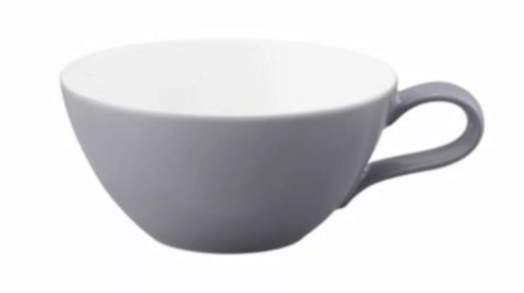 Seltmann Weiden Teetassen Life 280 ml rund Porzellan grau günstig online kaufen