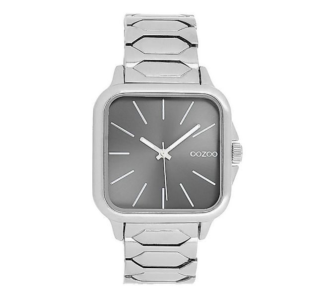 OOZOO Quarzuhr Armbanduhr C11602 – Grau – Edelstahlband – 36 mm günstig online kaufen