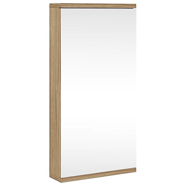 vidaXL Badezimmerspiegelschrank Eck-Spiegelschrank Eichen-Optik 30x24x60 cm günstig online kaufen
