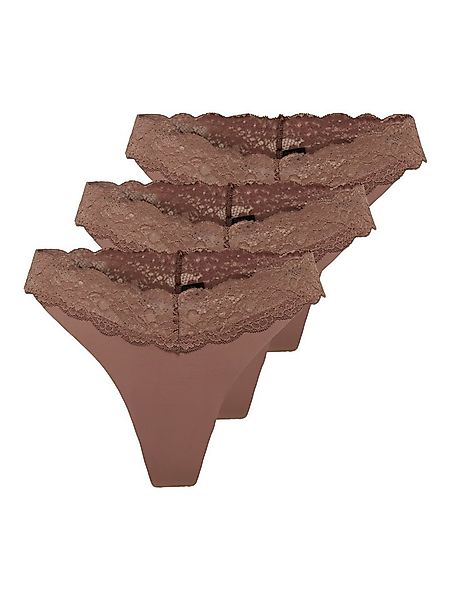 ONLY Tanga ONLCHLOE LACE S.S THONG 3-PACK ACC (Packung, 3-St) günstig online kaufen