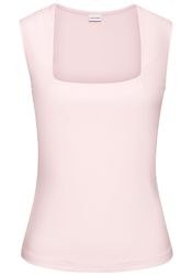LASCANA Tanktop aus bügelfreiem Material, elegantes Basic-Top mit breiten T günstig online kaufen