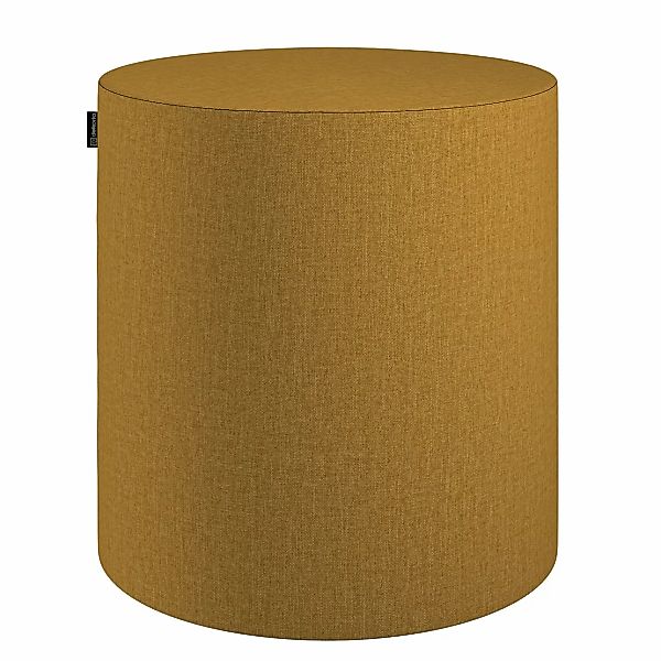 Pouf Barrel, senfgelb, ø40 cm x 40 cm, City (704-82) günstig online kaufen