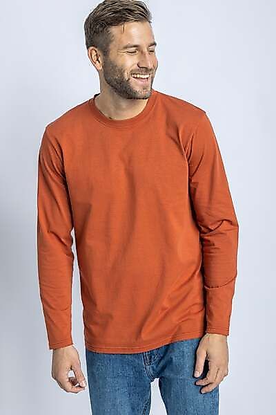 Recycled Cotton Longsleeve Shirt günstig online kaufen