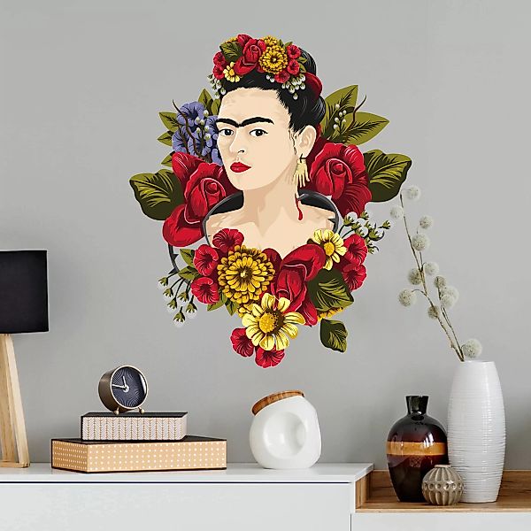 Wandtattoo Blumen Frida kahlo - Rosen günstig online kaufen