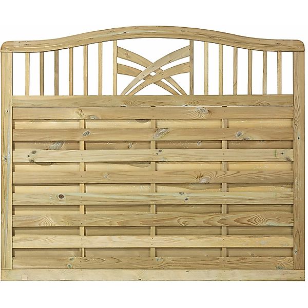 Sichtschutzzaun Rondo Nadelholz druckimprägniert 180 cm x 142/150 cm günstig online kaufen