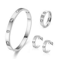 ROUGEMONT Schmuckset Damen Gold Schmuckset Armreif günstig online kaufen