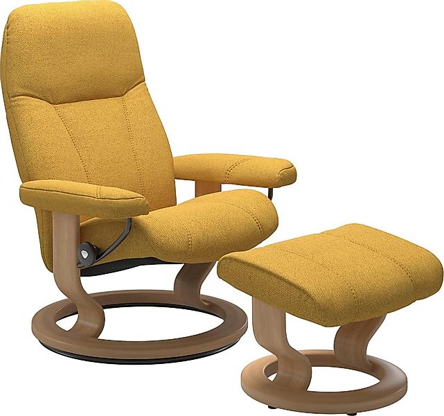 Stressless Relaxsessel "Consul", (Set, Relaxsessel mit Hocker), mit Hocker, günstig online kaufen