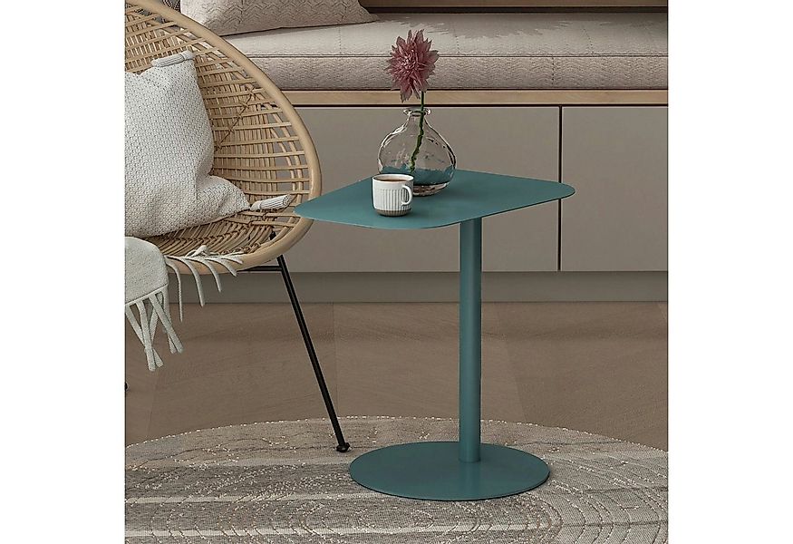 en.casa Beistelltisch, »Nastätten« Balkontisch aus Metall 50 x 50 x 38 cm B günstig online kaufen