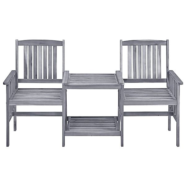 vidaXL Gartenstühle mit Teetisch 159x61x92 cm Massivholz Akazie günstig online kaufen