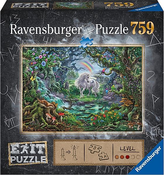 Ravensburger Puzzle EXIT, 9: Das Einhorn, günstig online kaufen