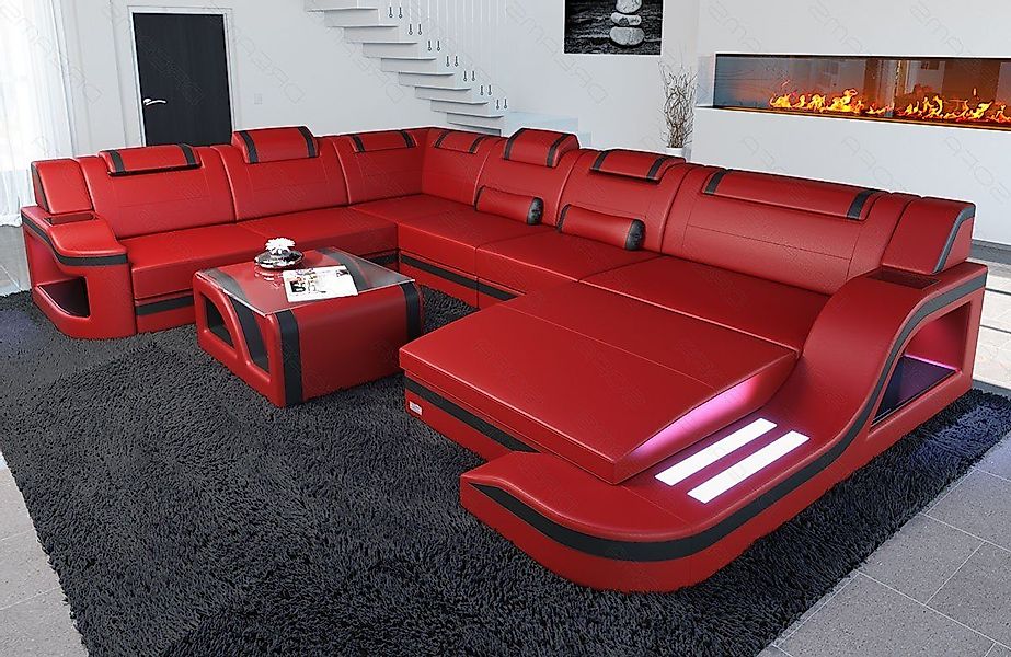 Sofa Dreams Wohnlandschaft Ledercouch Sofa Leder günstig online kaufen