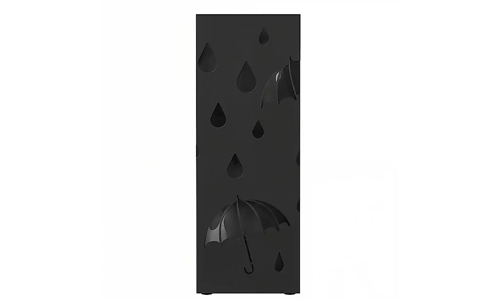 Schirmständer   ¦ schwarz ¦ Metall,Kunststoff ¦ Maße (cm): B: 15,5 H: 49 Au günstig online kaufen