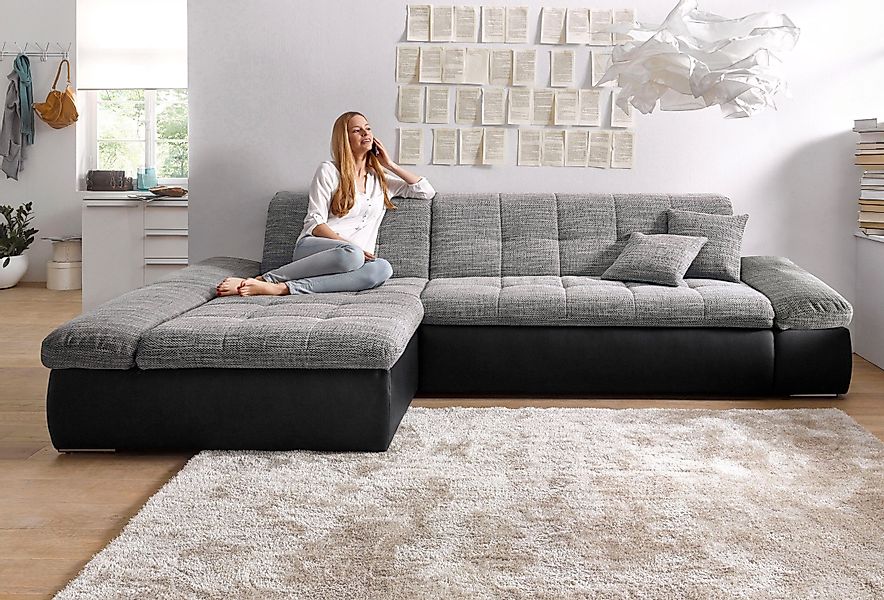 DOMO collection Ecksofa Moric, L-Form, XXL-Sofa günstig online kaufen