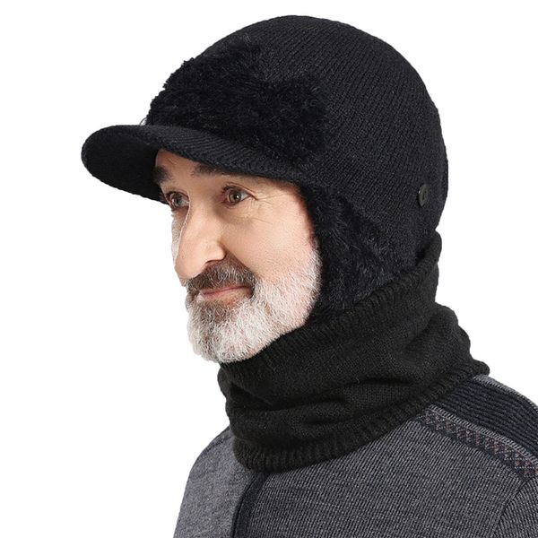 Refttenw Mütze & Schal Herren Warme günstig online kaufen