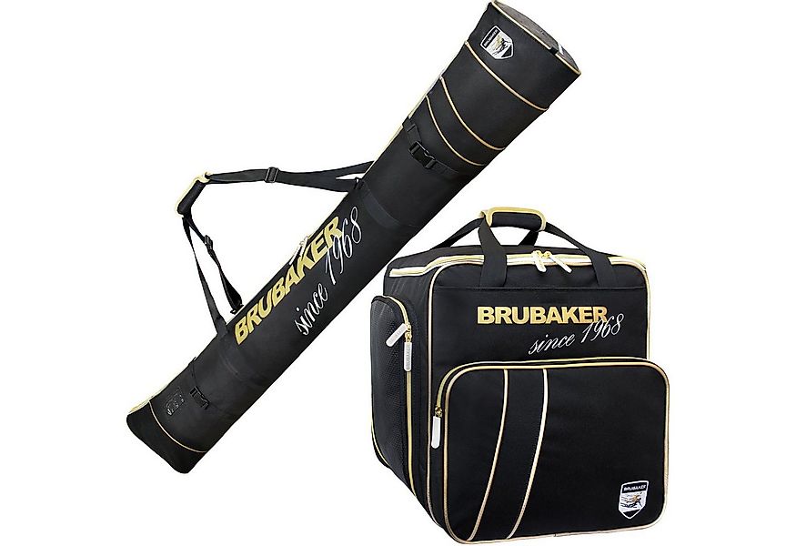 BRUBAKER Skitasche Carver "Grenoble" - Ski Taschen Kombi Set (Skitaschen-Se günstig online kaufen