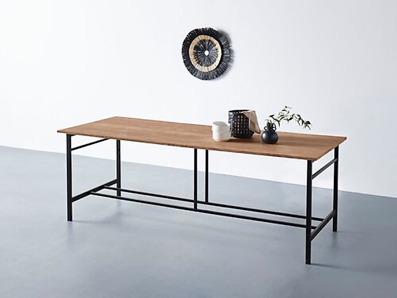 Home affaire Esstisch »Sare« mit Echtholzfurnier aus Eiche günstig online kaufen