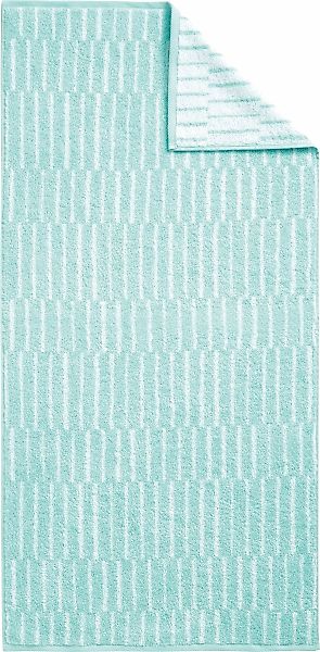 Dyckhoff Handtuch Set »Cool Mint Panels«, Set, 3 tlg., Walkfrottier, 2 Hand günstig online kaufen