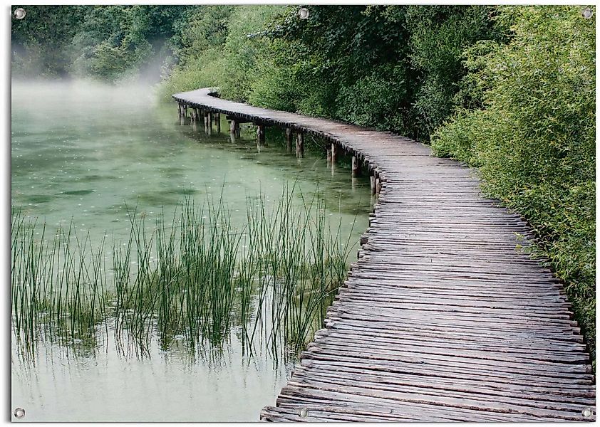 Reinders! Poster »Steg am Ufer«, leichtes und wasserfestes Gartenposter für günstig online kaufen