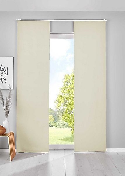 Gardinenbox Schiebegardine (2 St), Paneelwagen, verdunkelnd, Verdunkelung S günstig online kaufen