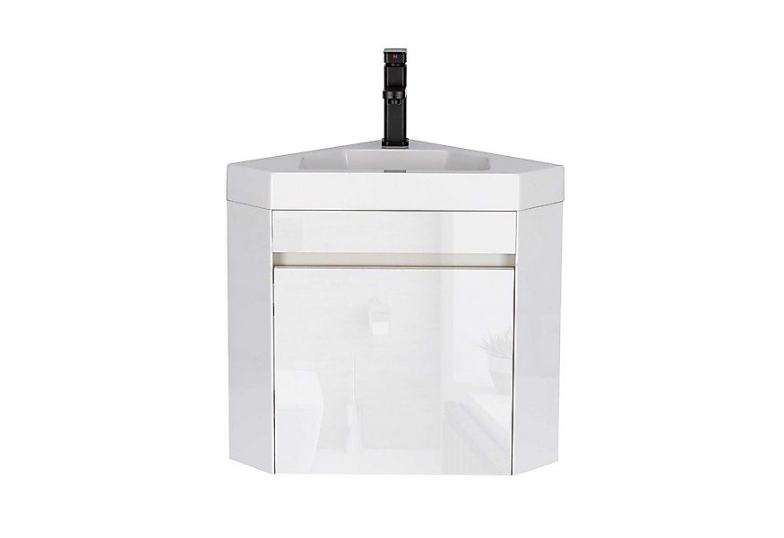 UEV Waschtisch mit Unterschrank, Gäste WC Waschplatz, Eckschrank (Gäste Bad günstig online kaufen