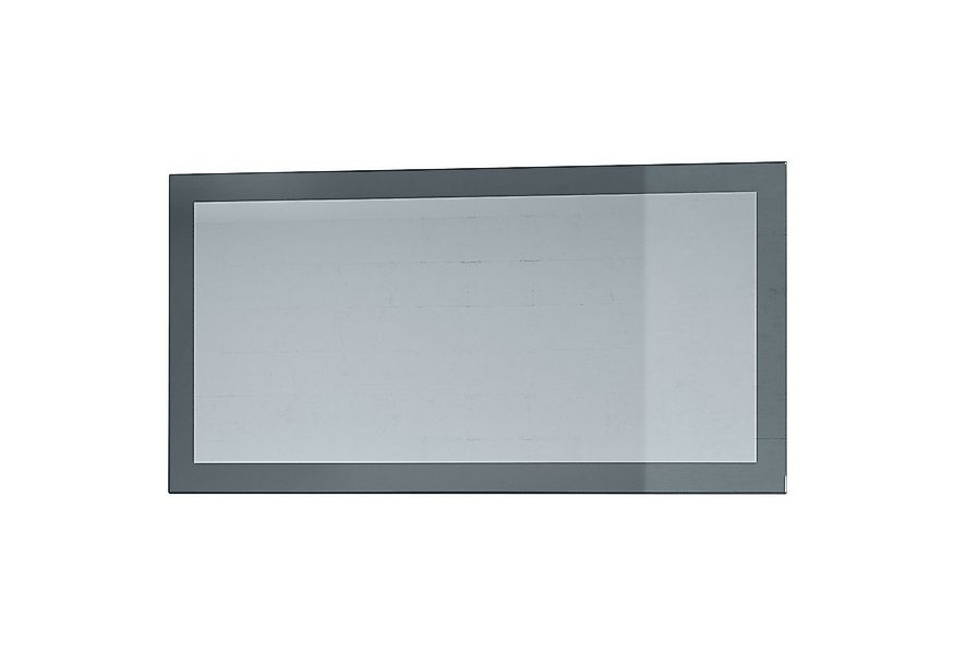 Vladon Wandspiegel Lima V2 (Wandspiegel, mit Rahmen im modernen Stil), Grau günstig online kaufen