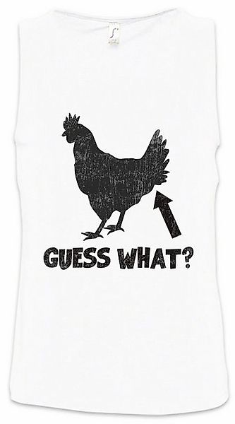 Urban Backwoods Tanktop Guess What Ärmelloses T-Shirt Chicken Butt Quote Fu günstig online kaufen