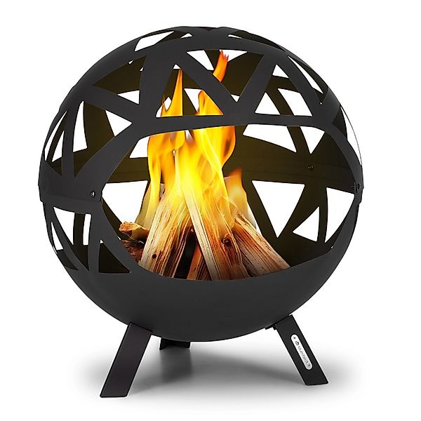 Blumfeldt Colima Feuerschale Ø 66 cm Kugelform mit Holzkohlerost &  Aschesc günstig online kaufen