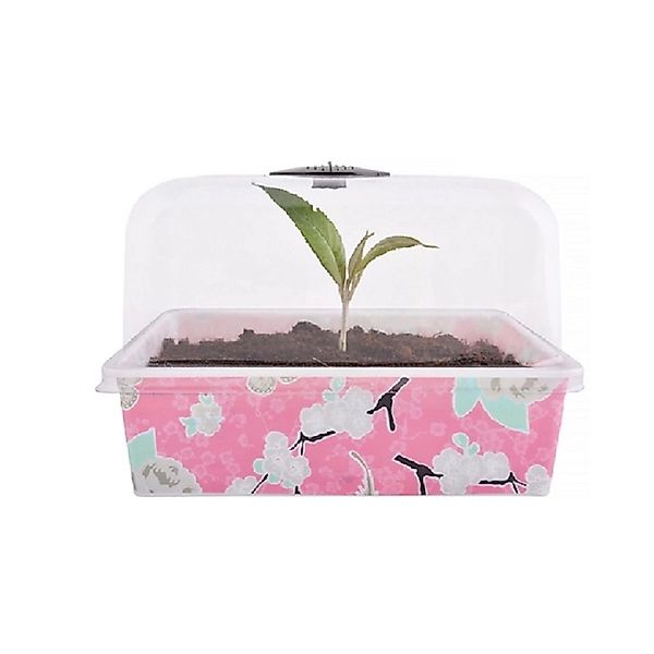 Jet-Line Blumenkasten mit Blumenmuster in Rosa-Weiss 3er Set 22 x 17 x 15 c günstig online kaufen