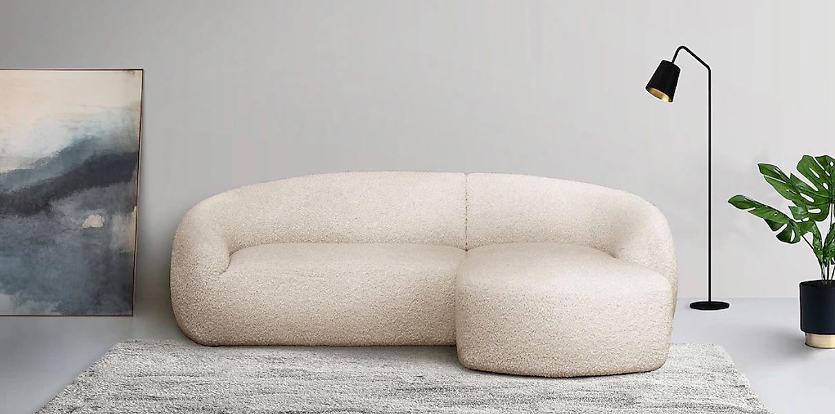 LeGer Home by Lena Gercke Ecksofa "YANI L-Form, Designersofa, organische Fo günstig online kaufen
