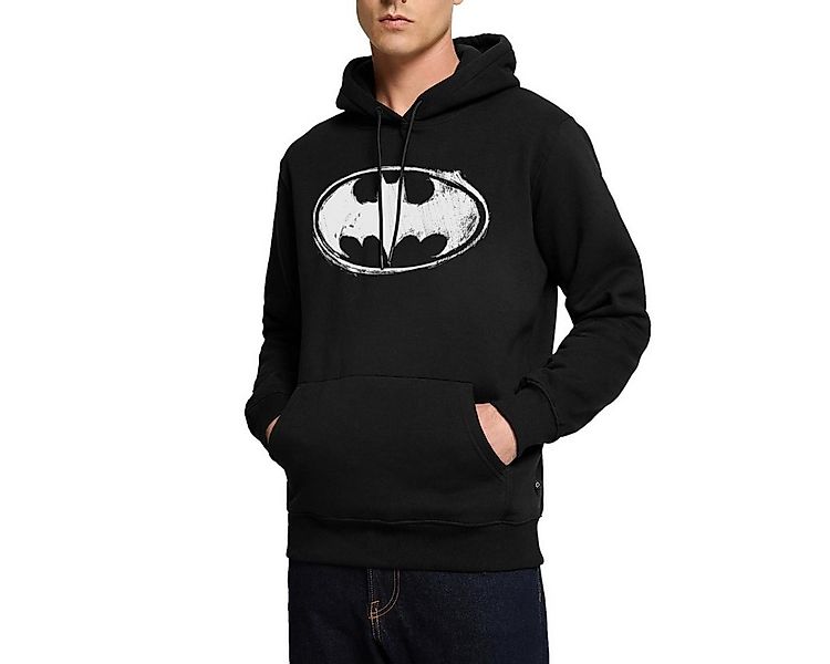 Spreadshirt Hoodie DC Comics Batman Logo Gezeichnet Herren Premium Hoodie ( günstig online kaufen