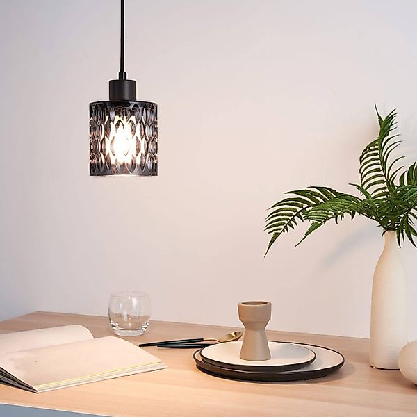 Pauleen Gleaming Magic Hängellampe mit Rauchglas günstig online kaufen