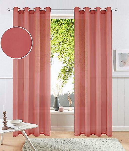 OTTO home Gardine XANA (1 St), Ösen, transparent, Voile, Bestseller, einfar günstig online kaufen