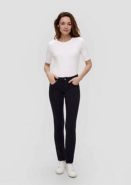 s.Oliver 5-Pocket-Jeans Jeans Betsy / Slim Fit / Mid Rise / Slim leg Waschu günstig online kaufen