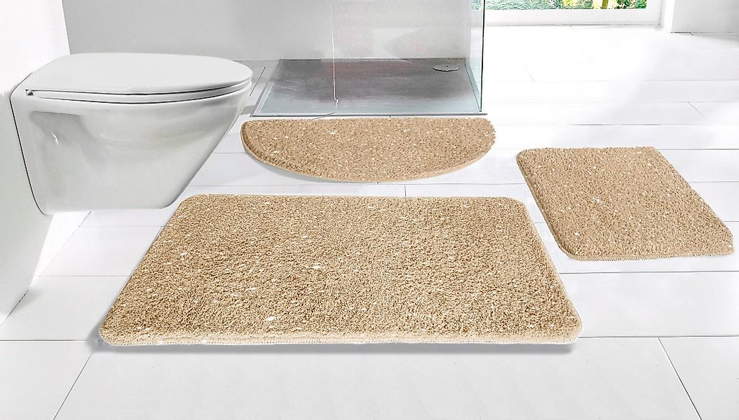 my home Badematte Glitzer, Höhe 30 günstig online kaufen