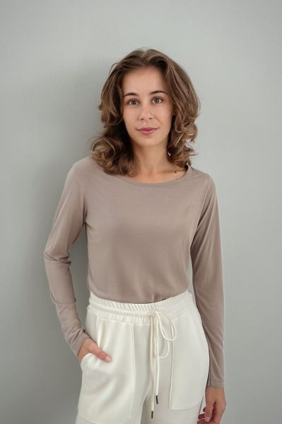 Zuckerwatte Langarmshirt mit Rundhalsausschnitt aus feinster günstig online kaufen