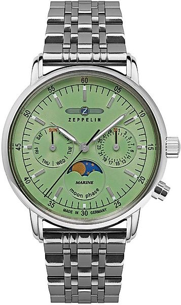 ZEPPELIN Multifunktionsuhr LZ 14 Marine Moonphase günstig online kaufen