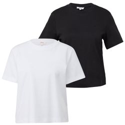 s.Oliver T-Shirt mit überschnittenen Schultern (Set, günstig online kaufen