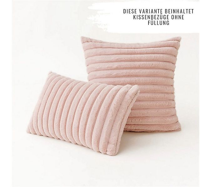 Interior by Hakito Sofakissen 2er Set Kissenbezug inklusive Füllkissen Kiss günstig online kaufen
