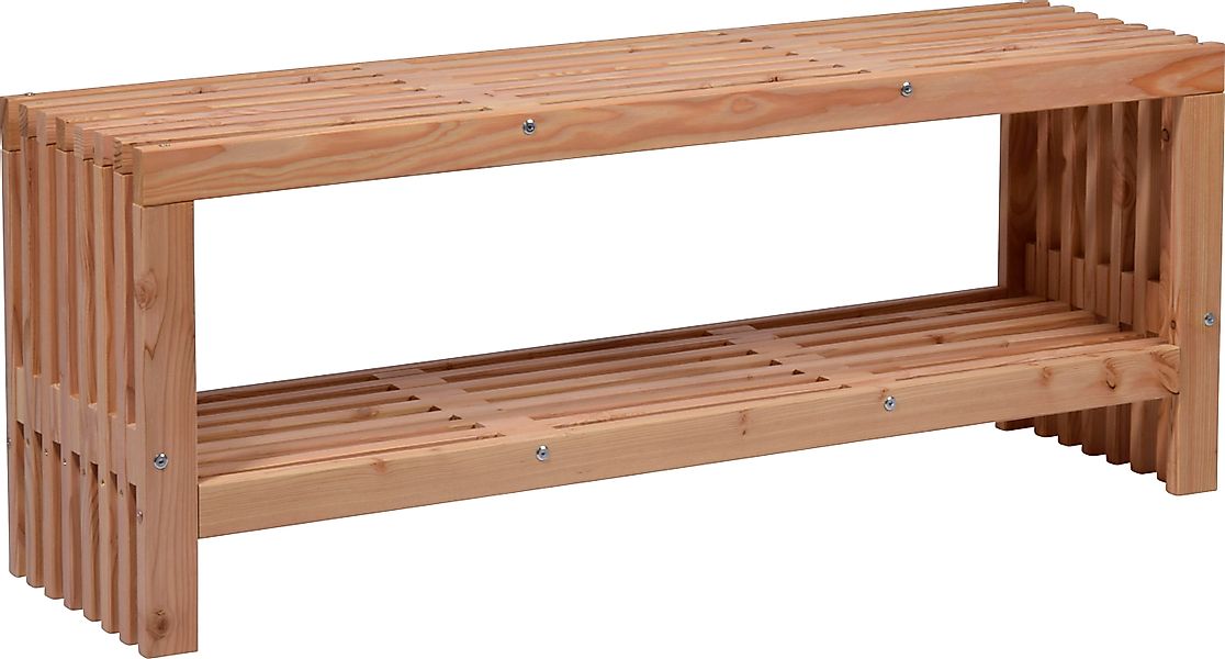 dobar Gartenbank "Freja" mit Kaminholzfach, moderne günstig online kaufen