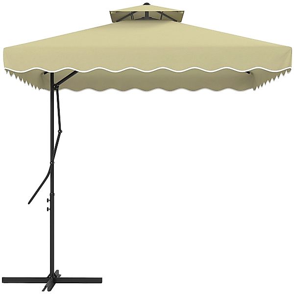 Outsunny Sonnenschirm 243 x 243 cm günstig online kaufen