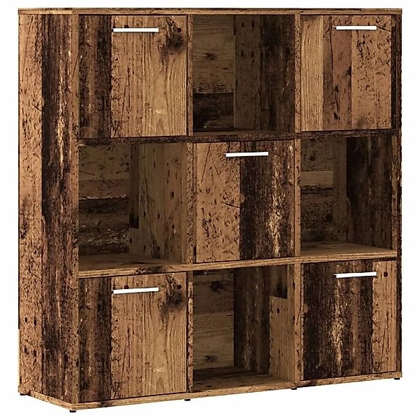 vidaXL Bücherregal Altholz-Optik 90x28x90 cm Holzwerkstoff 856058 günstig online kaufen