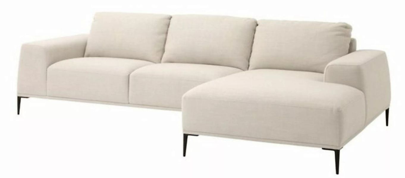 Casa Padrino Loungesofa Luxus Lounge Sofa Naturfarbig 285 x 164 x H. 80 cm günstig online kaufen