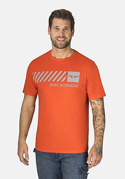 HERO by John Medoox Businessshirt "Workwear T-Shirt mit Logoprint", T-Shirt günstig online kaufen