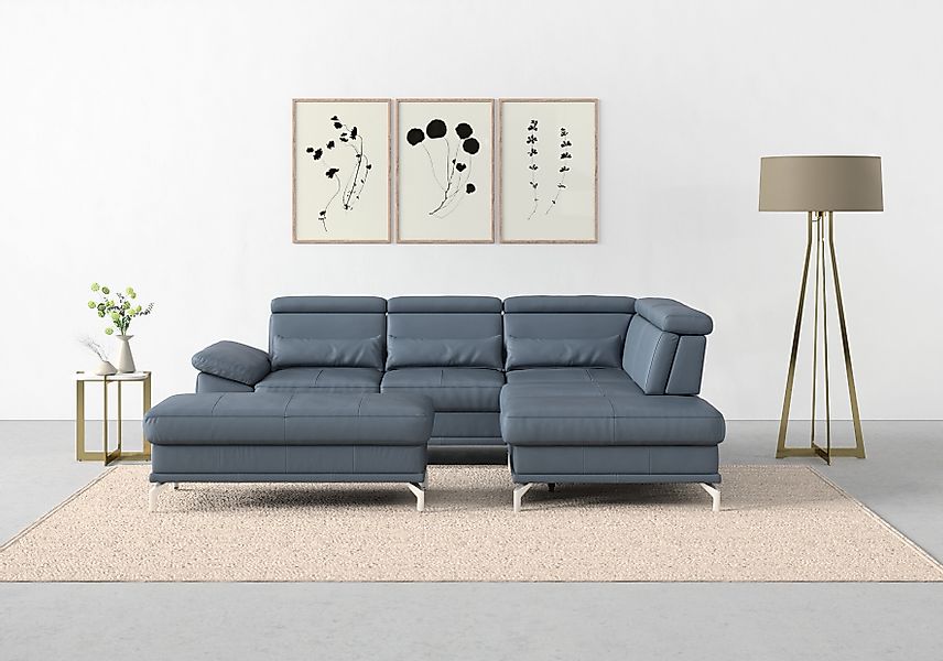 sit&more Ecksofa Cabrio L-Form, mit Sitztiefenverstellung, günstig online kaufen
